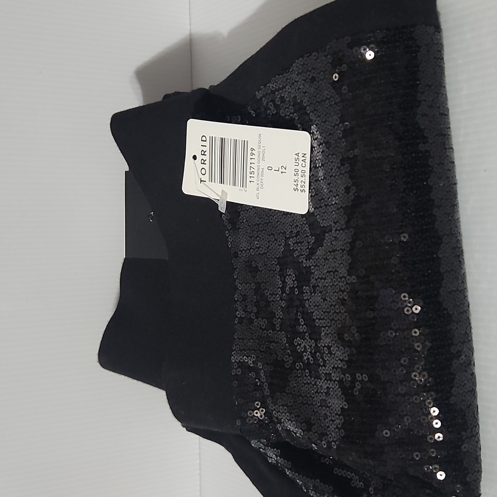Torrid Full Length Signature Waist Sequin Legging Size 0, L/12